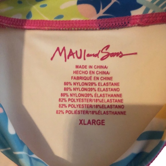 Maui and Sons Rash Guard XL - Picture 2 of 6